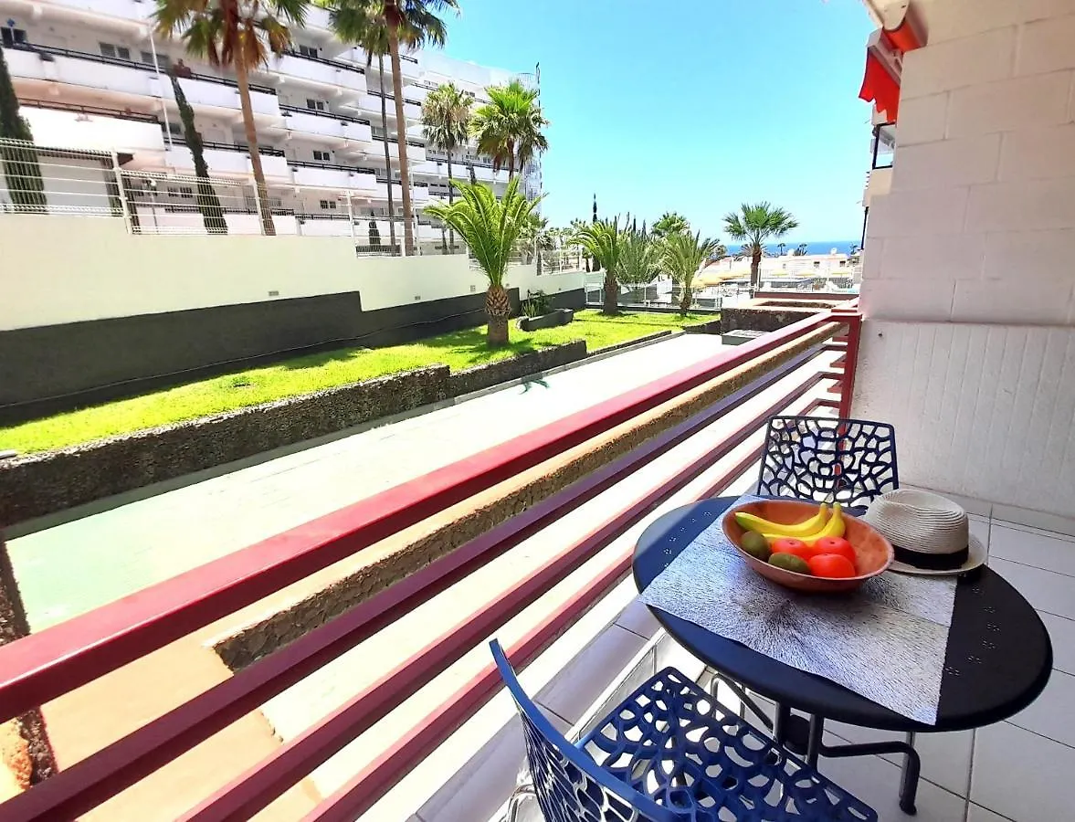 度假居 Cozy Studio, Wifi Free Pool View 美洲海滩 西班牙